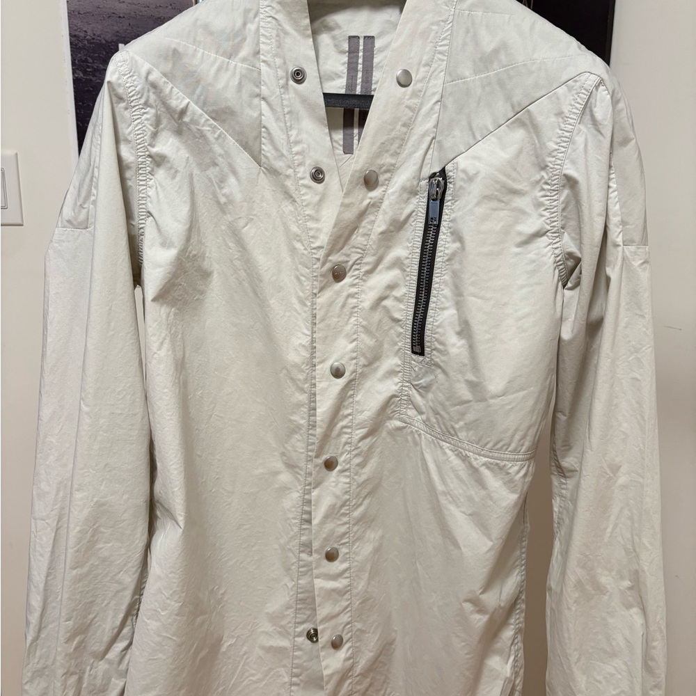 Rick Owens Off-White Lightweight Shirt Jacket